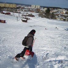 Det f&ouml;ll lite sn&ouml; i norrkan. Foto: Martin Hultsman. &Aring;kare: David Geijer.