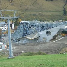Bild p&aring; Galzigbahn som byggts om och testk&ouml;rdes . Foto: Louise Sandberg.