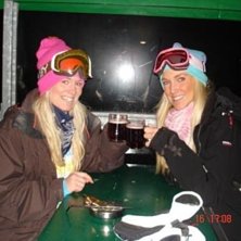 After work.. &Aring;kare: Erica och josefin.