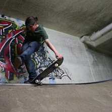 Lajjade i minibowlen i creekside.. Foto: Ville Horn. &Aring;kare: Calle Ekesi&ouml;&ouml;.