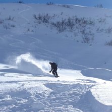 Sk&ouml;n sn&ouml;. Foto: Anders Sandstr&ouml;m. &Aring;kare: Olof Appelblad.