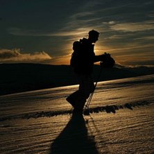 P&aring;v&auml;g mot toppen.. Foto: Johan Johansson. &Aring;kare: Tomas Brink.