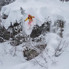 Andreas satsar p&aring; det st&ouml;rsta droppet vi kunde h. Foto: Christoffer Aabol. &Aring;kare: Andreas Bryngel.