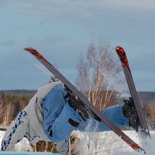 vart lite fel i en backflip :P. Foto: Robin n&aring;nting. &Aring;kare: marcus berglind.