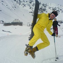 En helt vanlig dag p&aring; Brevent med monon... Missa . Foto: Monsigneur Stek. &Aring;kare: Fredrik Falkman.