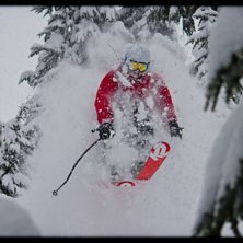 We have had som powder.. Foto: Julius Aspman. &Aring;kare: Bj&ouml;rn Daniels.