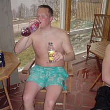 U.A.X.T Janne &auml;r lika snygg med badisar, som utan. Foto: Mikael Wedin. &Aring;kare: Janne Svensson.