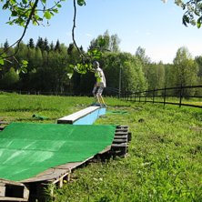 fin f&auml;rgkombinering, jag vet..   
F&ouml;rsta &aring;ken . Foto: Rasmus Blixt. &Aring;kare: Anders Grahn.