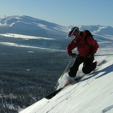 Vackert v&auml;der och mjuk sn&ouml;,
m&aring;ste l&auml;gga n&aring;gr. Foto: Henrik Karlsson. &Aring;kare: Tobbe.