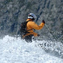 Slasksn&ouml; n&auml;r den &auml;r som b&auml;st.. Foto: Broman. &Aring;kare: Johan.