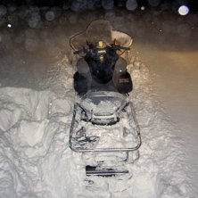 Bra parkering... ;)  hyffsat mkt sn&ouml; iaf :D. Foto: Erik. &Aring;kare: JT.