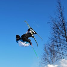 Filip k&ouml;rde och jag kn&auml;ppte i det fina v&auml;dret.. Foto: Tommie Johansson. &Aring;kare: Filip Berggren.