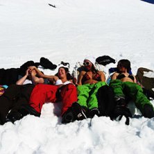 Tar en liten break. Foto: Michan. &Aring;kare: Anna, Fredrika, Emma, Elin,.
