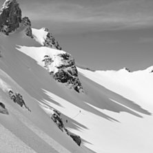 Getting First Line at the Mehlsack
with 60 cm fre. Foto: sauer daniel. &Aring;kare: Powderpussy crew.