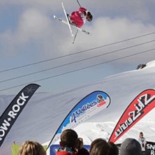 Under Verbierride 07. Planerad 1080 men blev en to. Foto: Peter Charaf. &Aring;kare: Niklas Kull.