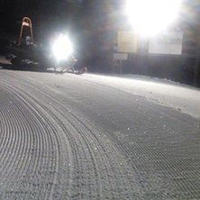 Dette blir ein nydelig dag.
Dei 10 cm med nysn&oslash; s.