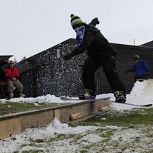 Railsession in Landvetter . Foto: Joel Heinevik. &Aring;kare: Christoffer Bierich.