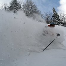 Under stora Gondolen Schlossalm.. Foto: David H&auml;gg. &Aring;kare: Anders Norge.
