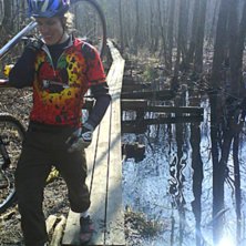 Dags f&ouml;rsta cykeltur. Foto: Marcus Cronstam. &Aring;kare: Tomas Blomberg.