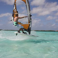 E-slider at Sorobon, Bonaire.. Foto: Teamthebunch.com. &Aring;kare: Erik H&aring;kman.