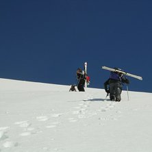 earn your turns  :). Foto: Micke.