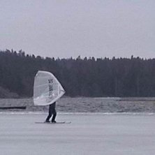 Kitewing vid iskanten,. Foto: Josef Sareld. &Aring;kare: Peter Ingerstam.
