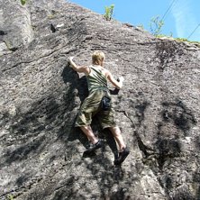 lite boulder innan orienteringst&auml;vlingen!!!. Foto: Robert Svartholm. &Aring;kare: Ivar Svartholm.