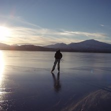 Blankt och fint. Foto: Ville berg. &Aring;kare: jag.