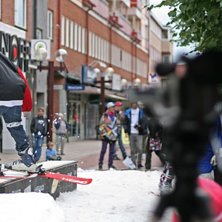 Anton Jansson k&ouml;rde flest &aring;k p&aring; hela sessionen,. Foto: Julius Aspman. &Aring;kare: Anton Jansson.