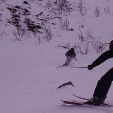 Heliski. Foto: Ulli Johnsson. &Aring;kare: Per Svensson, Samuel Sunesson.