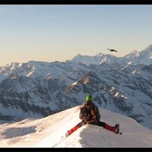 En arbetsplats som denna vore inte helt fel och en. Foto: Christian T&uuml;rk. &Aring;kare: En italiensk filosof som flyger iv&auml;g med alpkajan.