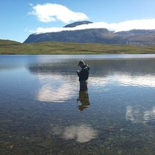 en underbar dag/morgon barra vi, fisken o myggen �. Foto: ulf n&auml;rwall. &Aring;kare: patrik andersson.