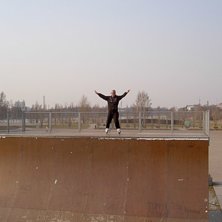 Sk&ouml;n vert ramp. Foto: Tatu (kompis). &Aring;kare: De e jag.