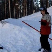 adam gr&auml;nslar slalom pinne::... Foto: Stor T. &Aring;kare: Adam.