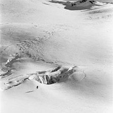 Bild tagen i Chamonix p&aring; le tour glaci&auml;ren.
&Aring;k. Foto: Rikard Lindby. &Aring;kare: Oskar Lindby.