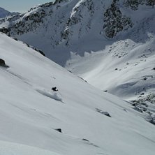 &Aring;ker Valle Salza, ett offpist&aring;k p&aring; 1730 fallh&ouml;. Foto: Anders Wallander. &Aring;kare: Tony Fredriksson.