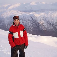 Fin kv&auml;ll i Narvik.. Foto: Jimmy. &Aring;kare: Jag.