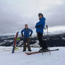 Pos&ouml;rer uppe p&aring; M&ouml;rvikshummeln.