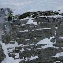 Foto: Freeride Association. &Aring;kare: Johan Jonsson i full kontroll, &auml;n s&aring; l&auml;nge..