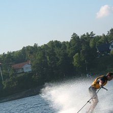 Fin sprut i avsutningen!. Foto: Simon M&uuml;ller. &Aring;kare: Jon Sanvand.