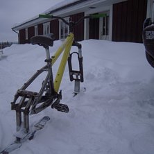 Skibike. Foto: Olle Borg.