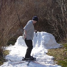 skidor - rail. Foto: Stefan Str&ouml;m. &Aring;kare: jag.