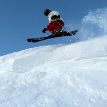 Sk&ouml;n landning. Foto: Henrik Thunstedt. &Aring;kare: Petteri Koste.