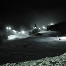 tog bilden fr&aring;n foten av olympialiften n&auml;r pistm. Foto: Johan Andersson.
