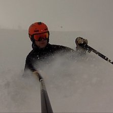 Efter ett 50cm dump =). Foto: Ulf Sj&ouml;holm. &Aring;kare: Ulf Sj&ouml;holm.