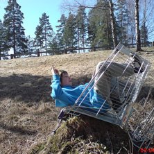 kundvagn. &Aring;kare: jeppelunkan.