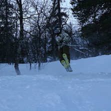 Lite puder &aring;kning i dundret!. Foto: Dannne Hansson. &Aring;kare: Jag.
