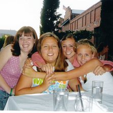 Detta var mig med den min sisteren och her v&auml;nner. Foto: Sistersf&ouml;delsedag. &Aring;kare: Megan.