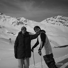Grymt fint v&auml;der!. Foto: .. &Aring;kare: Jag och Rasmus.