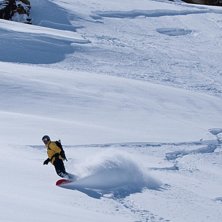 Bredvid lavinen. Foto: Patrick S&ouml;dermark. &Aring;kare: Christian.